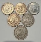 Morgan Silver Dollar  1 Silver Mixed Dates Circulated Business Strike Lot Of 6