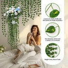 12 Pack Green Fake Plants Artificial Vines 86 Ft Room Decor