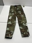 Dryworks Boys Camo Fleece Jogger Pants Green brown Elastic Waist Drawstring