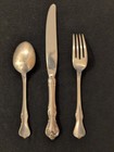 Rose Cascade By Reed   Barton Sterling Silver 3-piece Standard Place Setting   