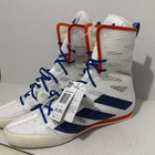 Adidas Box Hog 4 Boxing Shoes White Navy Orange Jp9847 Mens 8 5 Womens 9 5