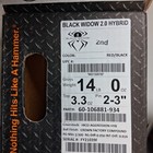 Hammer Black Widow 2 0 Hybrid  Bowling Ball 14 Lb    New In Box     039