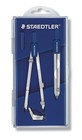 New Staedtler Mars Basic 554 Compass Set Kit With Hard Plastic Case 554 T11