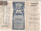 1924 The Goudey Gum Co  Rare Stock Certificate - Baseball Cards - Delong Signed