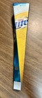 Miller Lite Twisted Triangular Beer Tap Handle 12  Blue Gold Barware