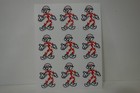 Reddy Kilowatt Pg e Hard Hat Decals Nines  9 Per-sheet Head Only Or Full Body