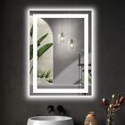 Led Lighted Bathroom Mirror  Anti-fog dimmable wall Mounted Rectangle Mirror