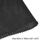 Black Speaker Mesh Grill Cloth Stereo Box Fabric Dustproof Cloth 20  X 63 