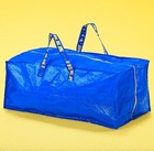 Ikea Frakta Storage Bag  Laundry  Large - Blue  Set Of 3