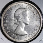 1959 Canada Silver One Dollar Bu  uncirculated  Ms E396 Varhp