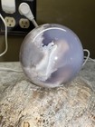 Stunning Black Flower Agate Sphere - 7 6 Oz - Rare 