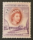 Travelstamps  Southern Rhodesia Stamps Sc  83 Sg 80 Qeii Rhodes Grave - Mnh Og