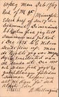 Canada 1897 Postal Stationery Postcard Addr   Postmark
