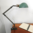 Vintage Ajusco Industrial Desk Lamp   Antique Industrial Lamp 