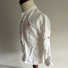Pili Carrera Boys White Long Sleeve Button-up Shirt Size 3 Made In Spain