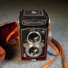 Yashica-mat Copal Mxv 75mm F 3 5 Medium Format Tlr With Leather Case