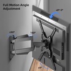 Full Motion Tv Wall Mount Bracket Swivel Tilt For 32 36 37 40 42 46 49 50 55 