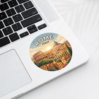 Rome Italy Vintage Travel Sticker Die Cut Waterproof Vinyl Laptop Decal