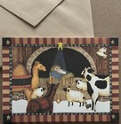 Vintage Lot Of 7 Currant Nativity Christmas Greeting Cards W envelopes Unused