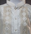 Authentic Barong Tagalog Filipino Men s Traditional Formal Embroidered Shirt   