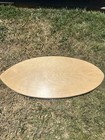 Victoria Skimboards Wood Skimboard W  Black Traction Pad Blue green Graphics