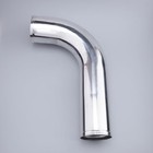 3 5  Od Aluminum Intercooler Pipe 90 Degree L-bend Tube Od 3 5   89mm 