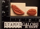 Paper Salon Stampin Up Rubber Stamps Set 2 Sweet Pea Baby  1066