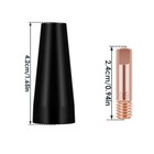 24pcs Flux Core Gasless Nozzle Diffuser Tip Kit For Titanium Easy Flux 125 Us