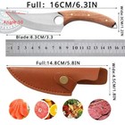 New Boning Knife Meat Cutting Chef Knife Kitchen  For Cutting  With Knife Cover 