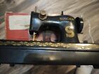 Singer Original Toy Child Sewing Machine Home Foot Pedal Black Gold W Box Works