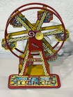1930 s Vintage J Chein Co Tin Wind-up Ferris Wheel Hercules Mechanical Litho Usa