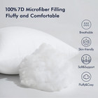 Throw Pillow Insert Hypoallergenic Premium Pillow Stuffer Sham Rectangle