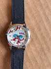 Dr Seuss Tick Tocking Time Tickers Thing 1   Thing 2 Kite Flying Wristwatch  tin