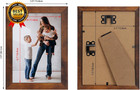1 Pack 5x7 Picture Frame For Tabletop And Wall  Vintage Linen Color Frame 5 By 7