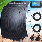 200w 400w Flexible Mono Solar Panel Kit For Power Station Rv Home Roof Camper Aa