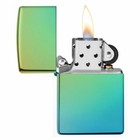 Zippo Windproof Lighter Classic High Polish Teal Metal 49191