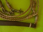 Neat Old Vintage Antique 8-1 2  Fine Tight Braided Rawhide Cowboy Romel Reins