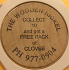 Vintage The Wooden Nickel Tampa  Fl Wooden Nickel - Token Florida  1
