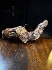 Real Antique Wood Cork Screw Bottle Opener