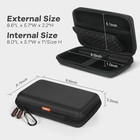 Shockproof Hard Shell Carrying Case For External Hard Drive Gps Storage Bag