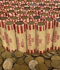 Lincoln Wheat Cent Rolls 1909-1958-50 Coins Us Coins Penny Free Shipping