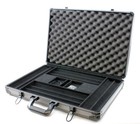1000pc Deluxe Poker Chip Case In Gray Color - Reinforced  Strong  Sturdy Design