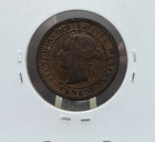 1881 H Canadian Large Cent Penny Coin Canada Key Date Variety  