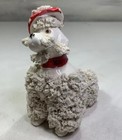 Vtg Spaghetti Poodle White Dog Apco Hat Tam Beret Anthropomorphic Mcm Read As Is