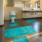 Bathroom Rug Set 5 Piece - Memory Foam Bathroom Mat Set  Soft And Comfortable   