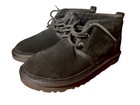 Ugg Neumel Suede Laced Black Chukka Boot Men   s Size 9   Women   s Size 10 5