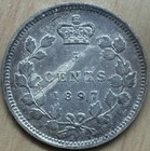 1897 Canada 5 Cent Coin Better Grade