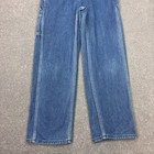 Dickies Dungarees Kids Medium Blue 24x26 Overalls Denim Carpenter Workwear Youth