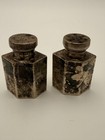 Vintage Tiffany   Co  Sterling Silver Salt   Pepper Shakers     Hexagonal Design