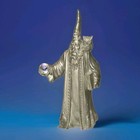 Pewter Perth Wizard Owl Book Figurine Figure Ray Lamb Crystal Mystical 1990 Ac69